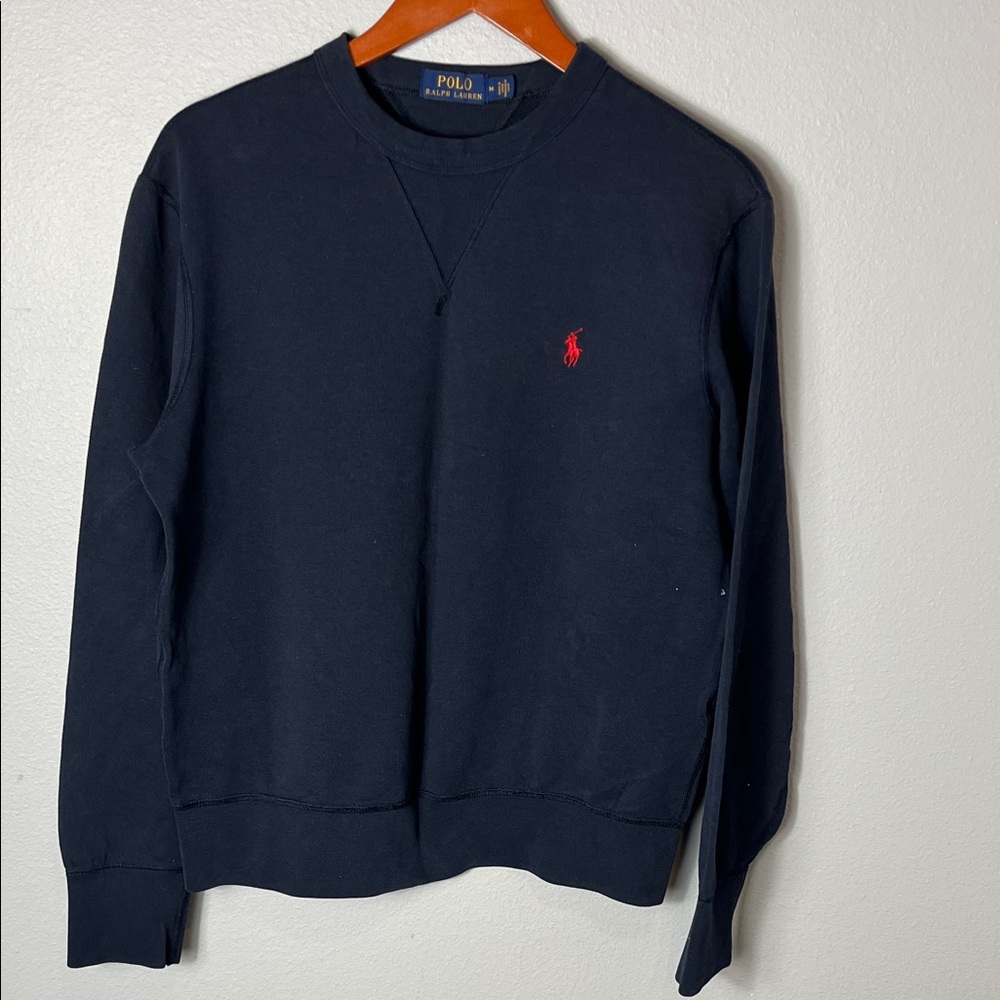 Polo by Ralph Lauren Men's Dark Blue Crewneck Sweater